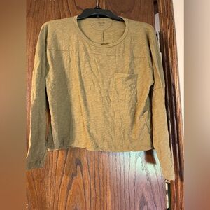 Madewell long sleeve top size small
